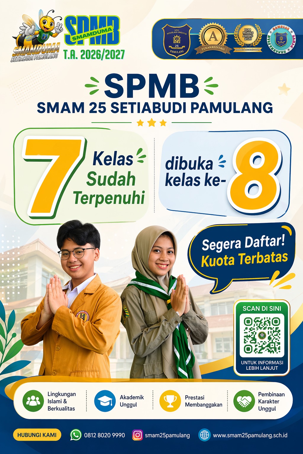 Brosur PPDB SMAM 25 Pamulang